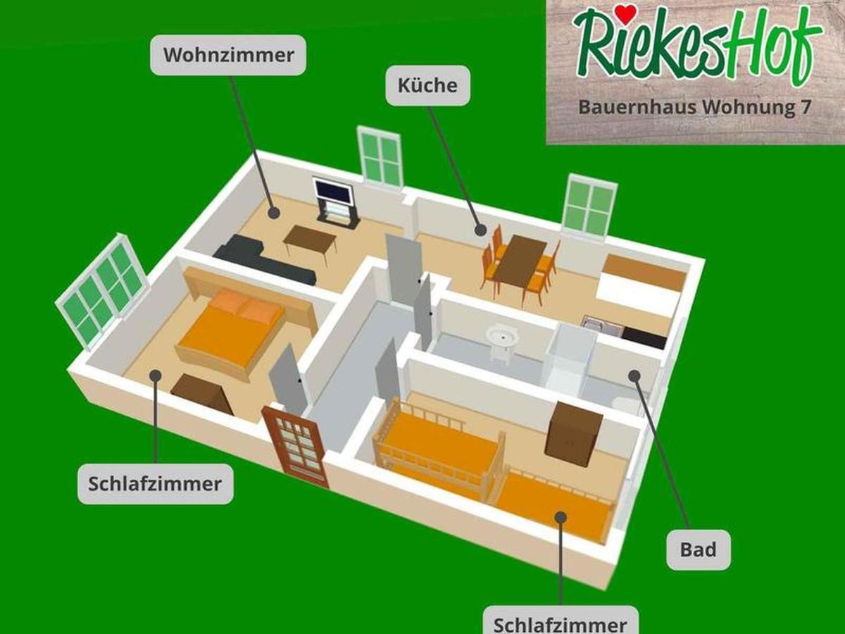 דירות שמאלנברג Riekeshof מראה חיצוני תמונה