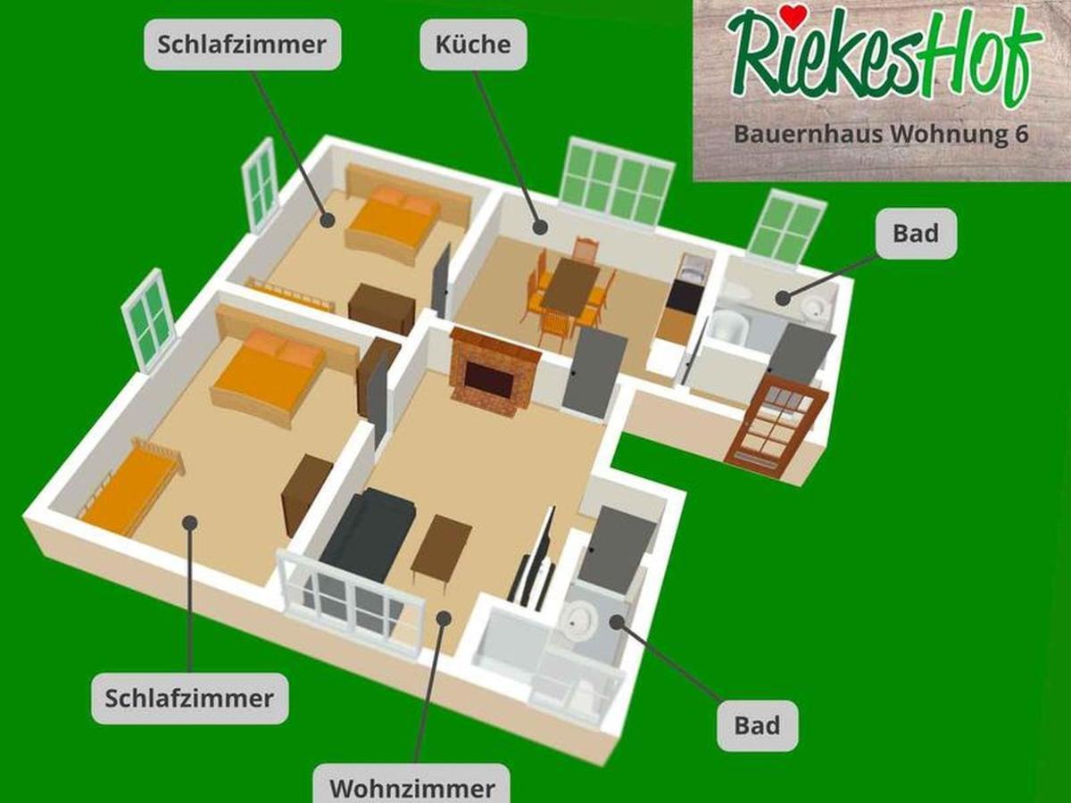 דירות שמאלנברג Riekeshof מראה חיצוני תמונה
